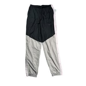 Nike Windrunner Popper Tearaway Snap Pants Size Small Black Gray Pink Athleisure